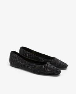 Mocasines Y Bailarinas*Cuplé Bailarina Strass Negro