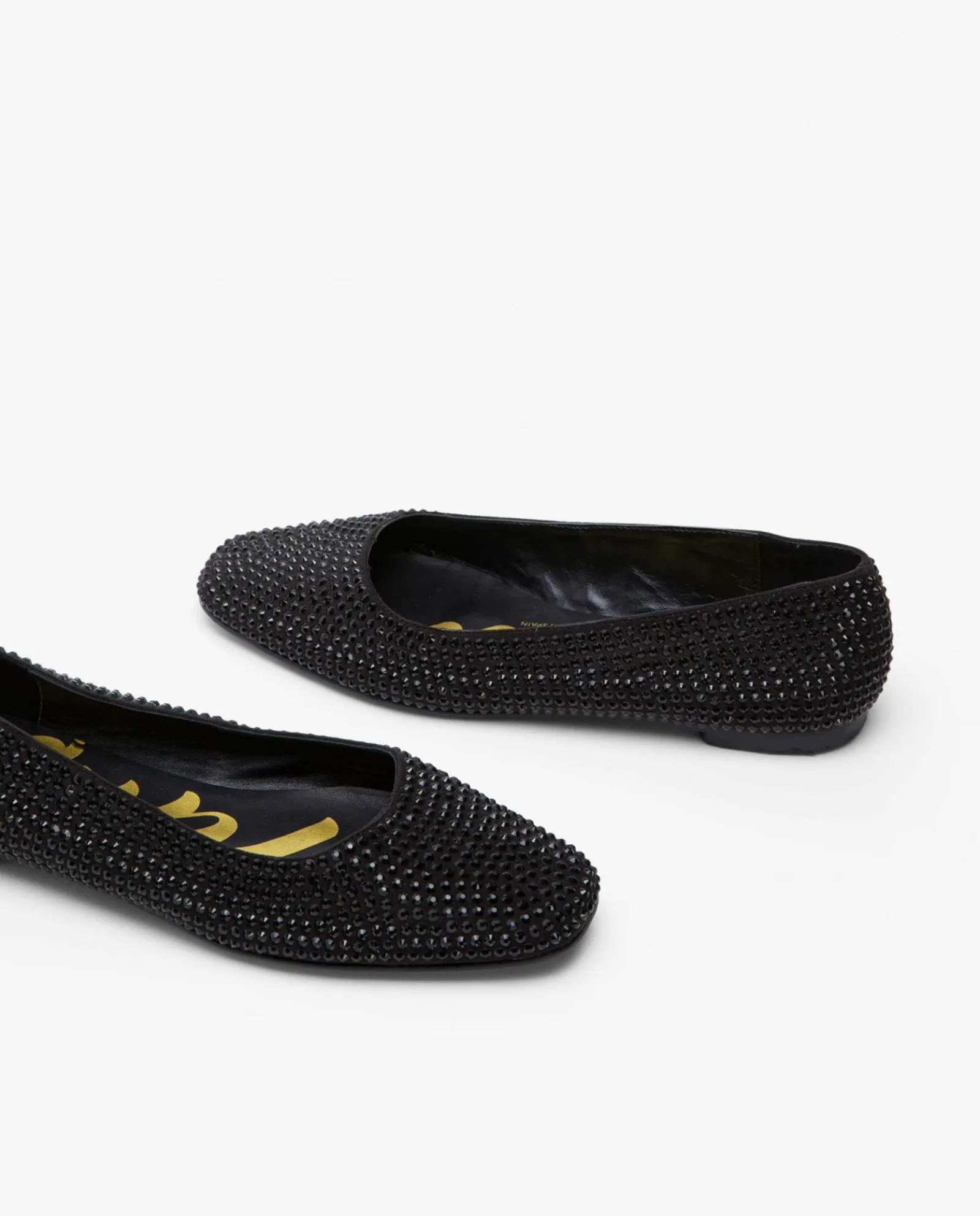 Mocasines Y Bailarinas*Cuplé Bailarina Strass Negro
