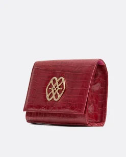 Bandoleras*Cuplé Bandolera Mini Logo Cuple Napa Coco Rojo