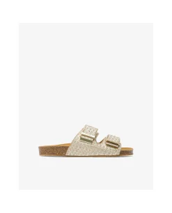 Sandalias*Cuplé Bio Hebillas Trenzado Oro