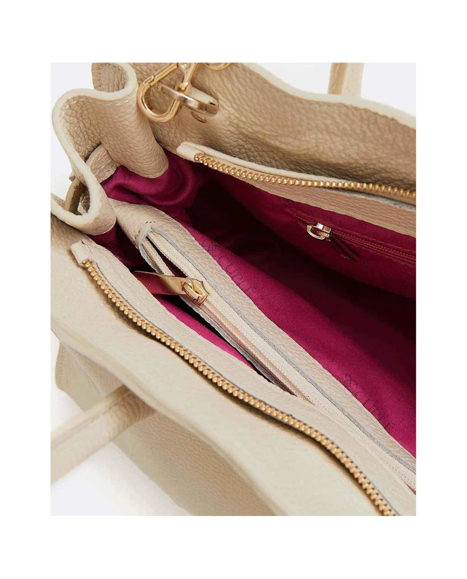 Shoppers Y Bolsos Hombro*Cuplé Bolso Berta Napa Bugui Beig