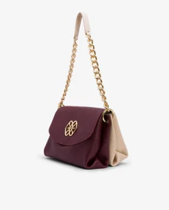 Shoppers Y Bolsos Hombro*Cuplé Bolso Bicolor Napa Bugui Burdeos