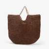 Capazos*Cuplé Bolso Capazo Rafia Marron
