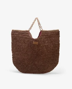 Capazos*Cuplé Bolso Capazo Rafia Marron