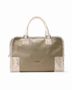 Shoppers Y Bolsos Hombro*Cuplé Bolso Rectangular Serraje Beig
