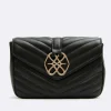 Bandoleras*Cuplé Bolso Satchel Con Cadena Piek Tecnopiel Negro