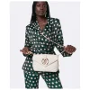 Bandoleras*Cuplé Bolso Satchel Con Cadena Piek Tecnopiel Blanco