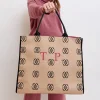 Shoppers Y Bolsos Hombro*Cuplé Bolso Shopper Personalizado Logos Rectos Tejido Es