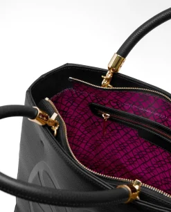 Shoppers Y Bolsos Hombro*Cuplé Bolso Tote Logo Tecnopiel Negro