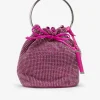 Bolsos Mano*Cuplé Bombonera Strass Fucsia