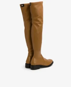 Botas Y Botines*Cuplé Bota Alta Tecnopiel Cuero