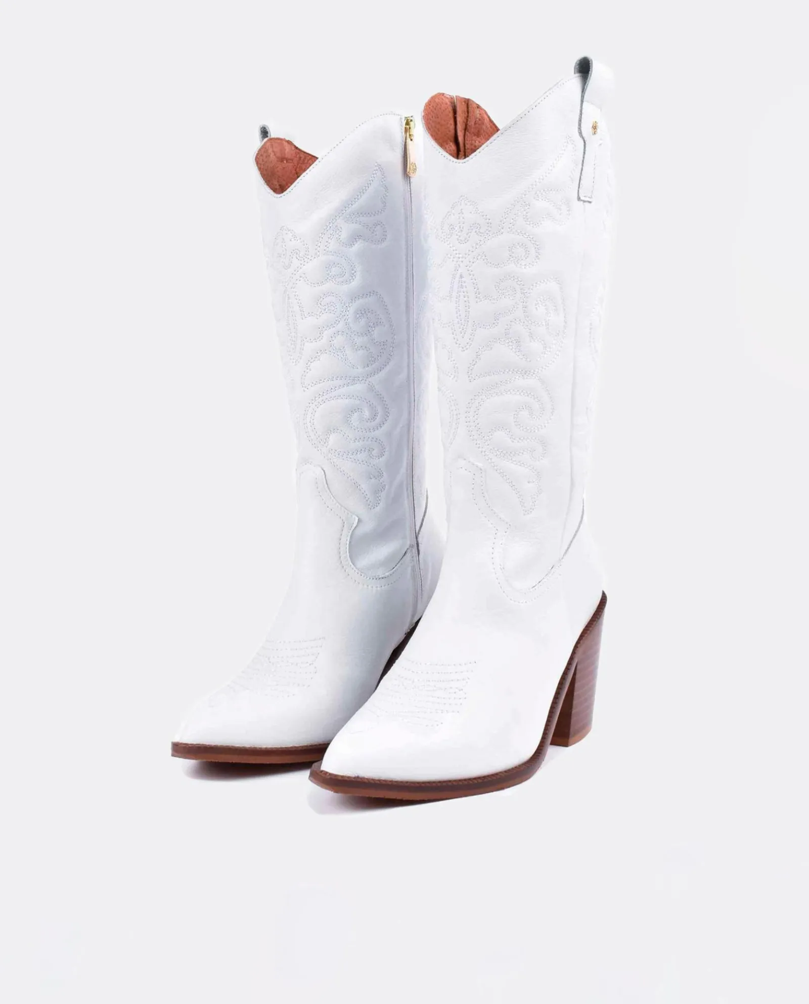 Botas Y Botines*Cuplé Bota Cow Napa Blanco