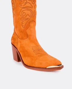 Botas Y Botines*Cuplé Bota Cow Serraje Cuero