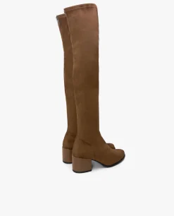 Botas Y Botines*Cuplé Bota Mosquetera Strech Ultrasuede Strech Cuero
