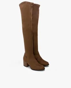 Botas Y Botines*Cuplé Bota Mosquetera Strech Ultrasuede Strech Cuero