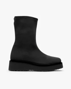 Botas Y Botines*Cuplé Botin Calcetin Licra Strech Negro