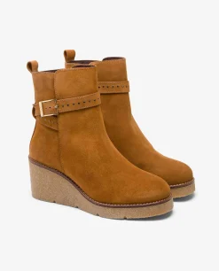 Botas Y Botines*Cuplé Botin Cuna Serraje Cuero