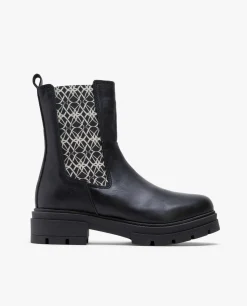 Botas Y Botines*Cuplé Botin Elastico Napa Negro