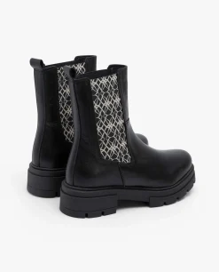 Botas Y Botines*Cuplé Botin Elastico Napa Negro