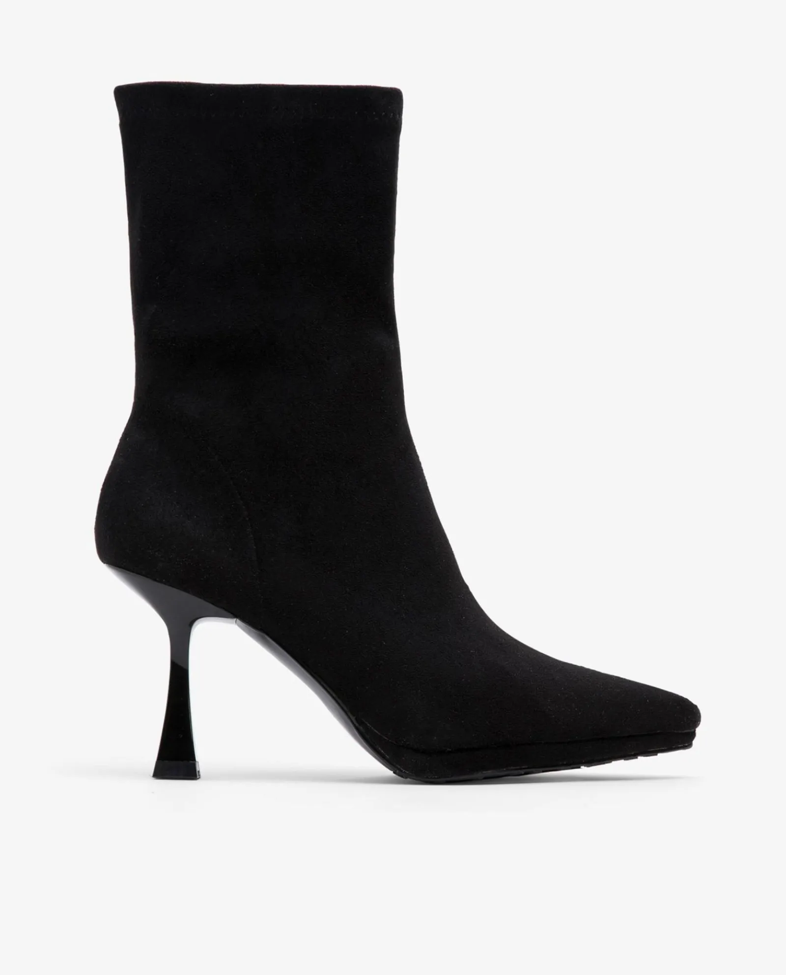 Botas Y Botines*Cuplé Botin T/A Ultrasuede Strech Negro