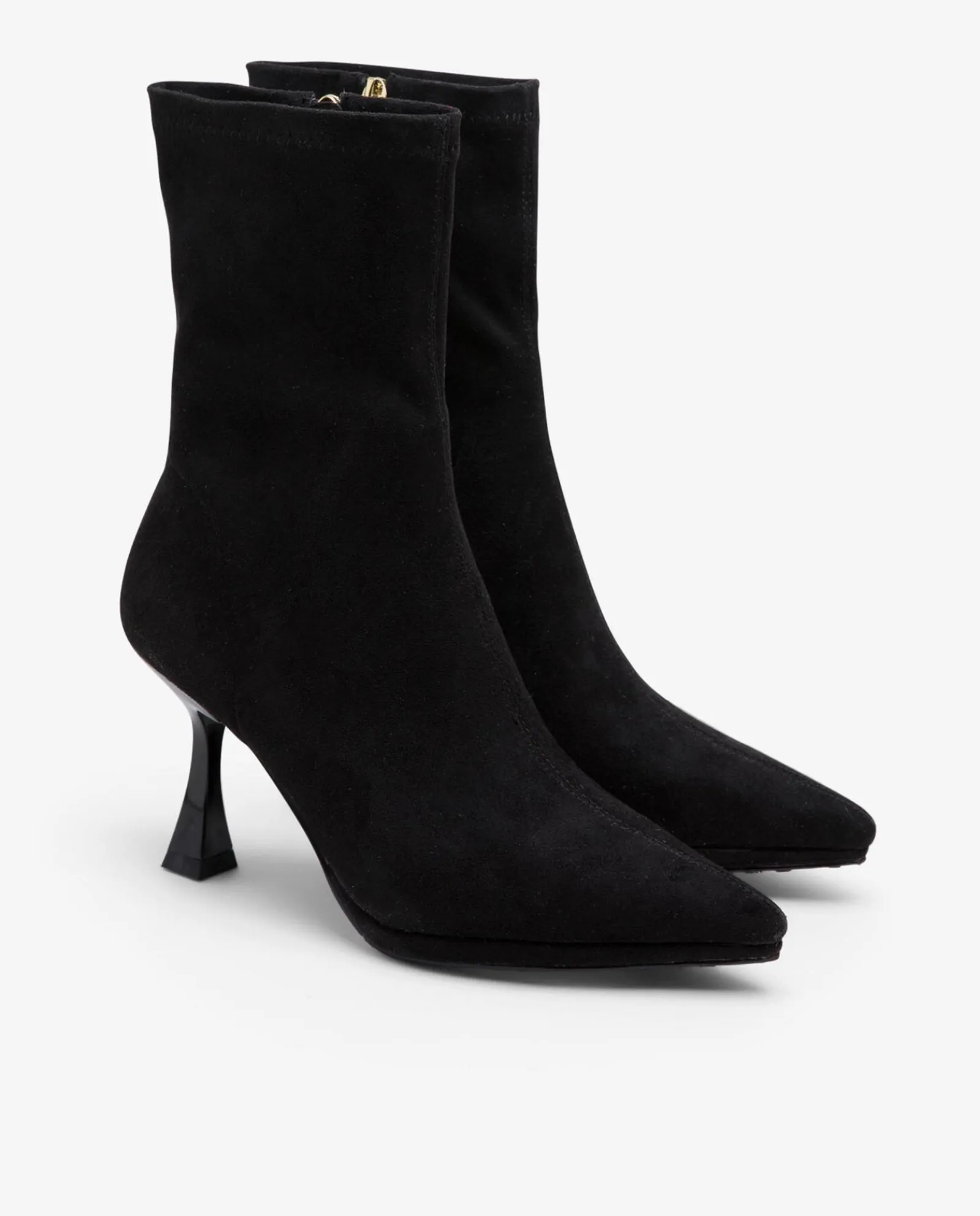 Botas Y Botines*Cuplé Botin T/A Ultrasuede Strech Negro