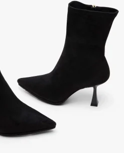 Botas Y Botines*Cuplé Botin T/A Ultrasuede Strech Negro