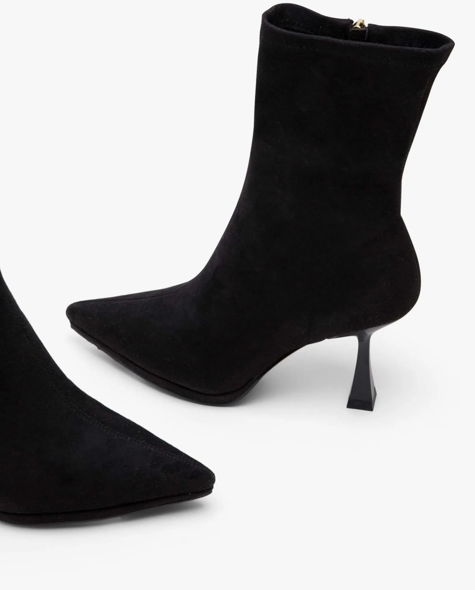 Botas Y Botines*Cuplé Botin T/A Ultrasuede Strech Negro