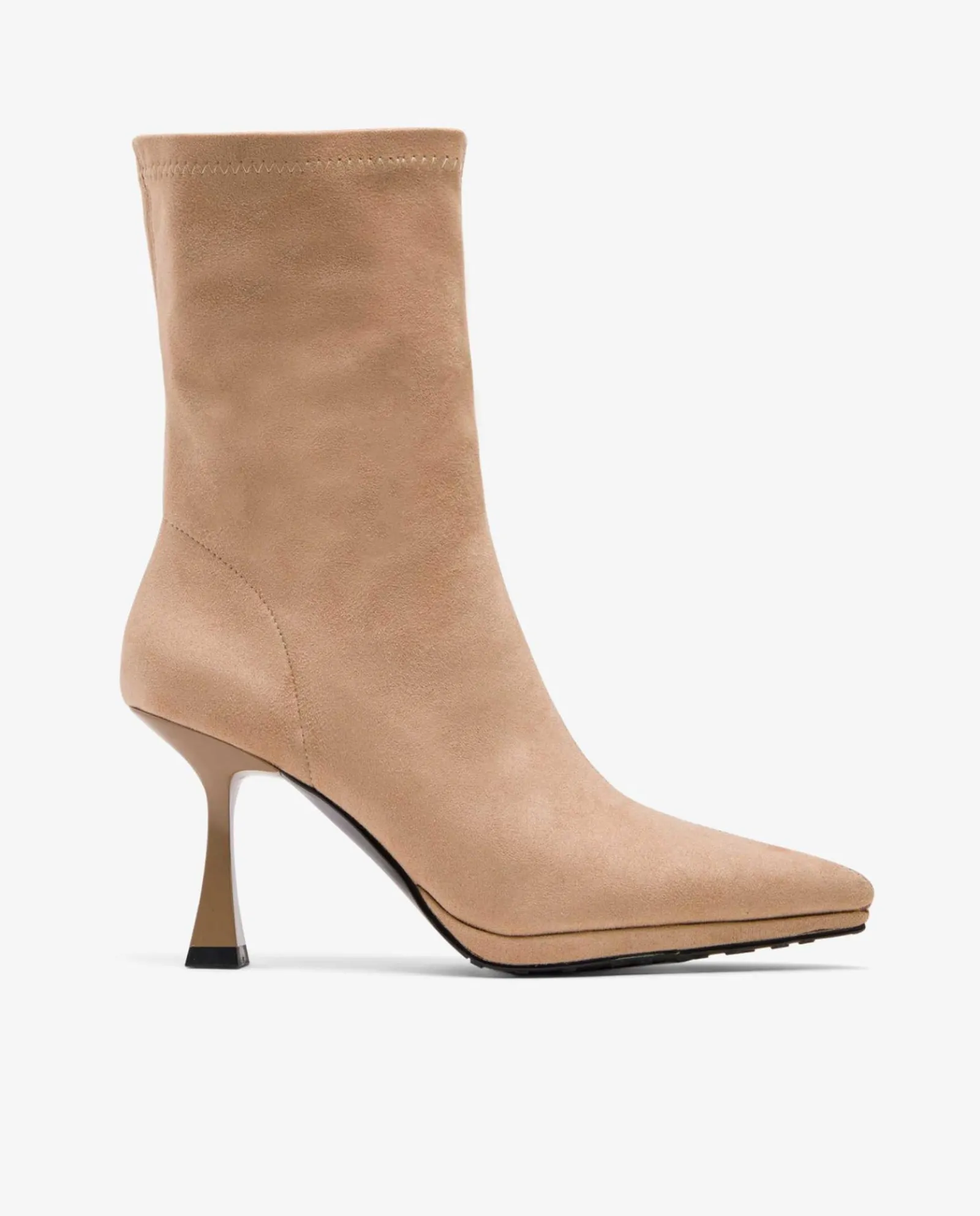 Botas Y Botines*Cuplé Botin T/A Ultrasuede Strech Beig