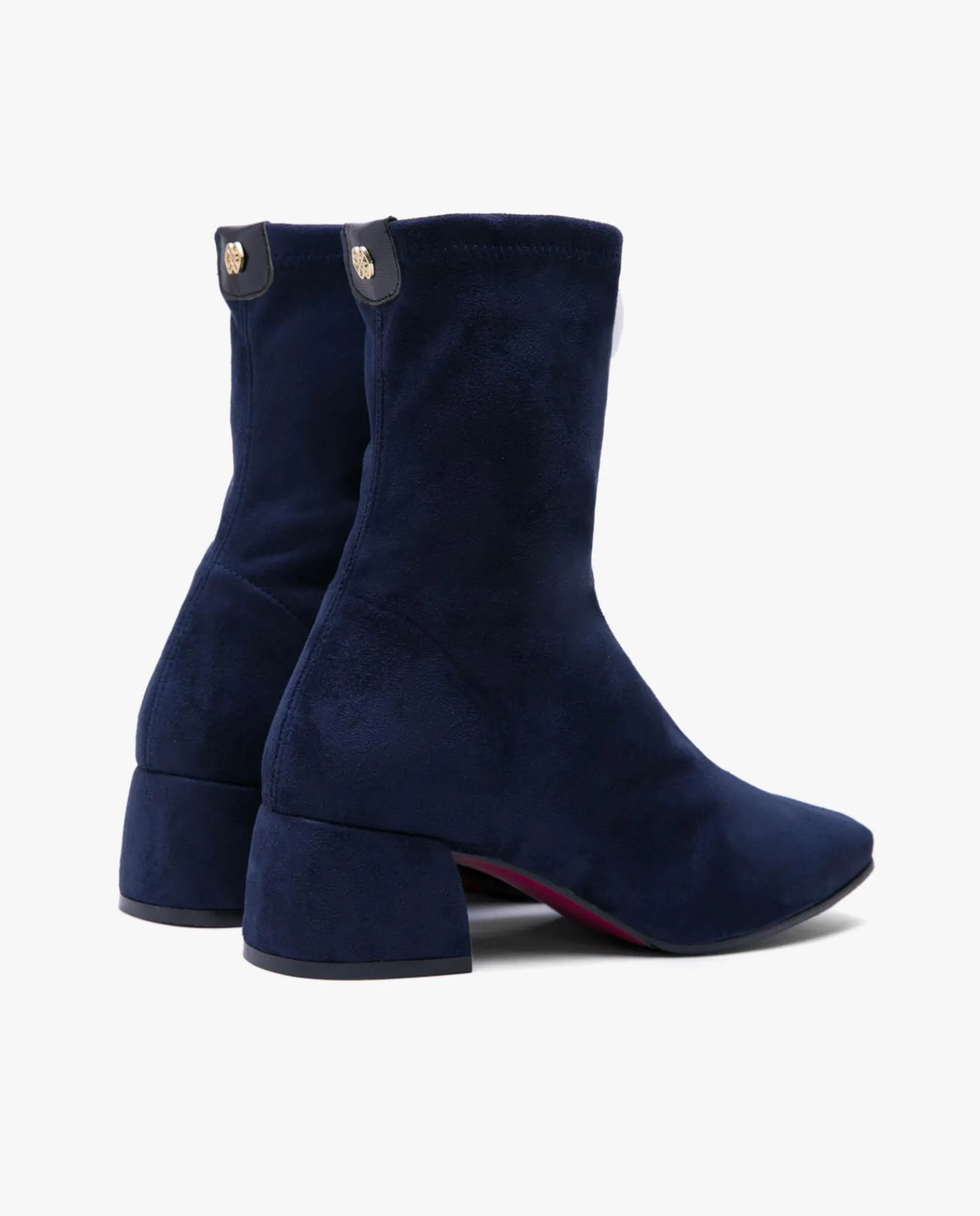 Botas Y Botines*Cuplé Botin Ultrasuede Strech Marino