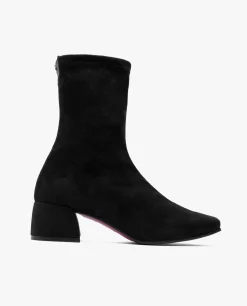 Botas Y Botines*Cuplé Botin Ultrasuede Strech Negro