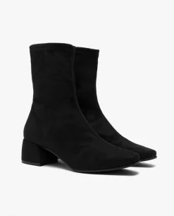 Botas Y Botines*Cuplé Botin Ultrasuede Strech Negro