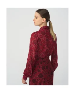 Camisas Y Tops*Cuplé Camisa Gasa Estampado Flor Cool