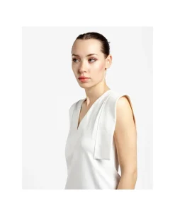 Camisas Y Tops*Cuplé Camiseta Geometrica Punto Blanco