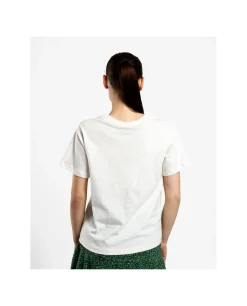 Camisas Y Tops*Cuplé Camiseta Leopardo Algodon Blanco