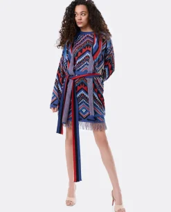 Chaquetas Y Abrigos*Cuplé Cardigan Etnico Punto Tricot Multicolor