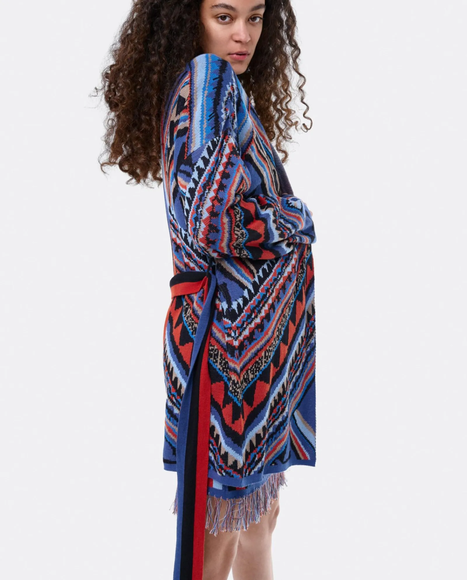 Chaquetas Y Abrigos*Cuplé Cardigan Etnico Punto Tricot Multicolor