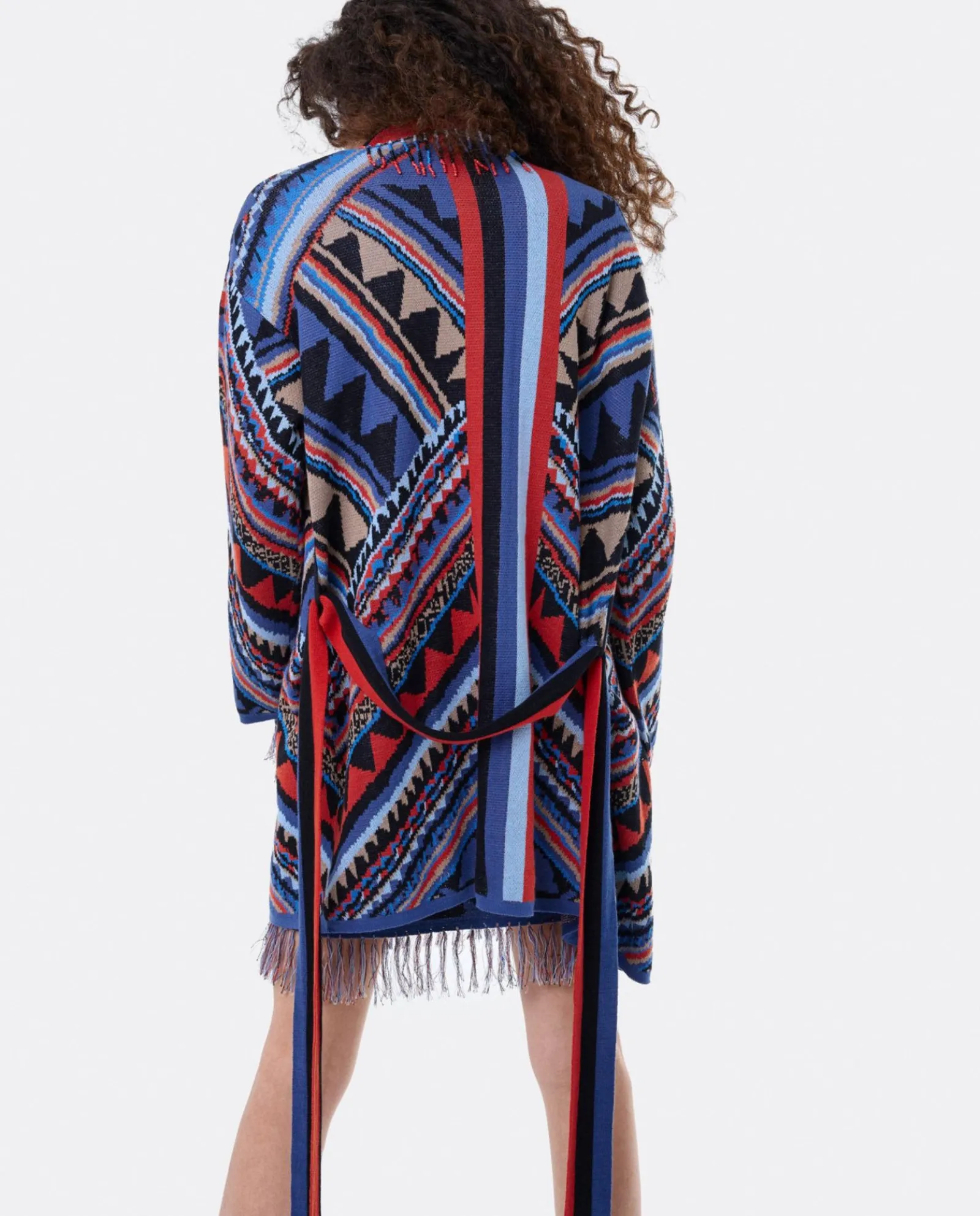 Chaquetas Y Abrigos*Cuplé Cardigan Etnico Punto Tricot Multicolor