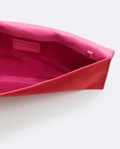 Bolsos Mano*Cuplé Cartera Iman Ultrasuede Rojo