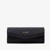 Bolsos Mano*Cuplé Cartera Mano Solapa Textil Negro