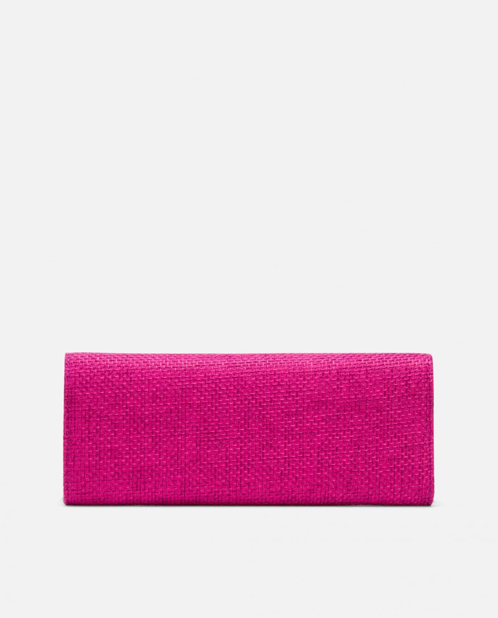 Bolsos Mano*Cuplé Cartera Mano Solapa Textil Fucsia