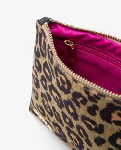 Bolsos Mano*Cuplé Cartera Ultrasuede Animal Print