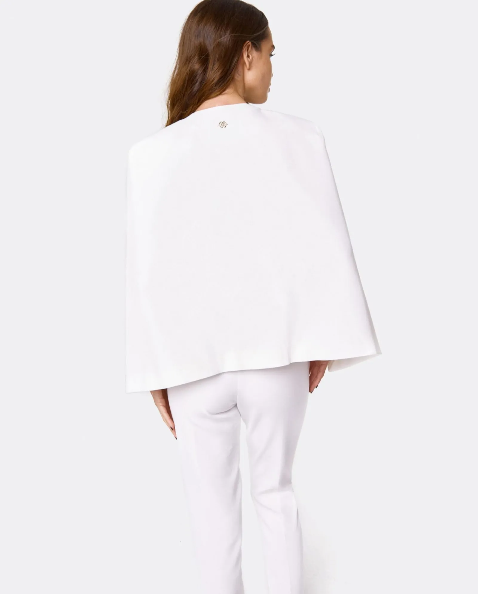 Chaquetas Y Abrigos*Cuplé Chaqueta Capa Crep Blanco