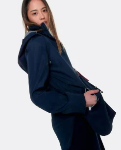 Chaquetas Y Abrigos*Cuplé Chaqueta Corta Con Capucha Tecnico Marino