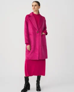 Chaquetas Y Abrigos*Cuplé Chaqueta Larga Pano Fucsia