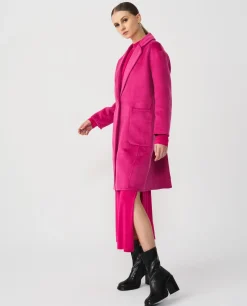 Chaquetas Y Abrigos*Cuplé Chaqueta Larga Pano Fucsia