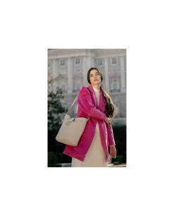 Chaquetas Y Abrigos*Cuplé Chaqueta Larga Pano Fucsia