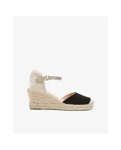 Cuñas*Cuplé Cuna Yute Con Con Pulsera Serraje Negro