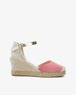 Cuñas*Cuplé Cuna Yute Con Con Pulsera Serraje Rosa