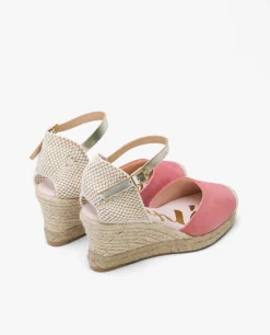 Cuñas*Cuplé Cuna Yute Con Con Pulsera Serraje Rosa