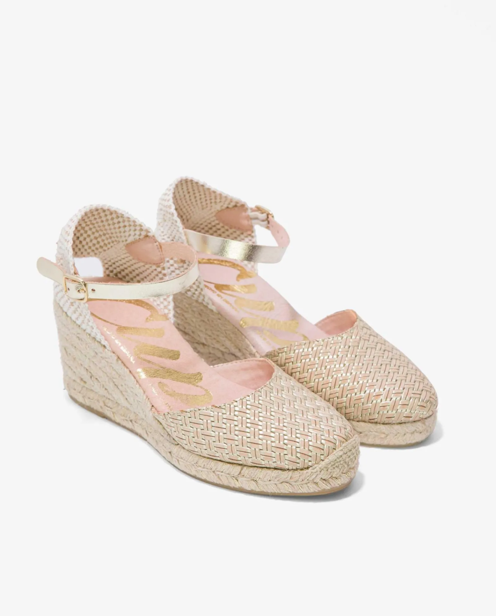 Cuñas*Cuplé Cuna Yute Con Con Pulsera Trenzado Oro